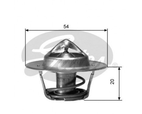 Thermostat, coolant TH00182G1 Gates