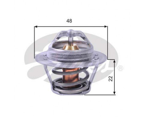 Thermostat, coolant TH00391G1 Gates