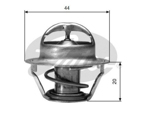 Thermostat, coolant TH03088G1 Gates, Image 2