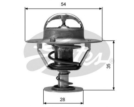 Thermostat, coolant TH04277G1 Gates, Image 2