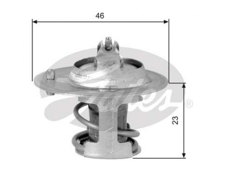 Thermostat, coolant TH06691G1 Gates