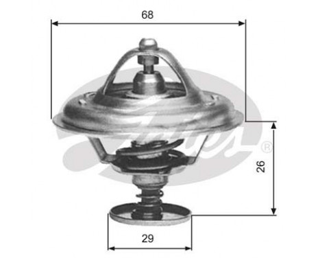 Thermostat, coolant TH08983G1 Gates