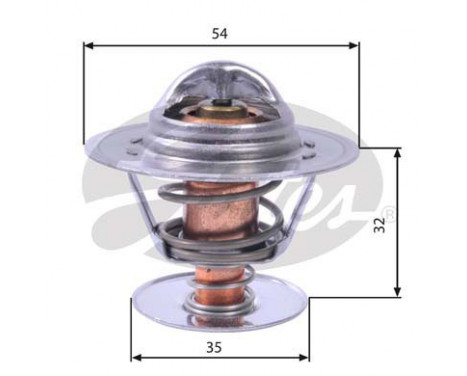 Thermostat, coolant TH13684G1 Gates