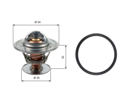 Thermostat, coolant TH13684G1 Gates, Image 2