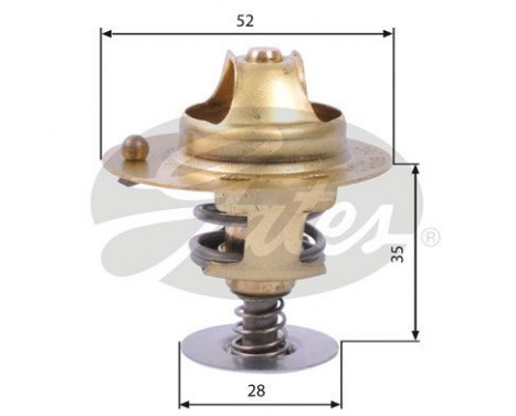 Thermostat, coolant TH14178G1 Gates, Image 2