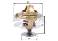 Thermostat, coolant TH14178G1 Gates