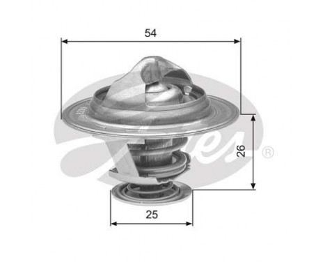 Thermostat, coolant TH22779G1 Gates