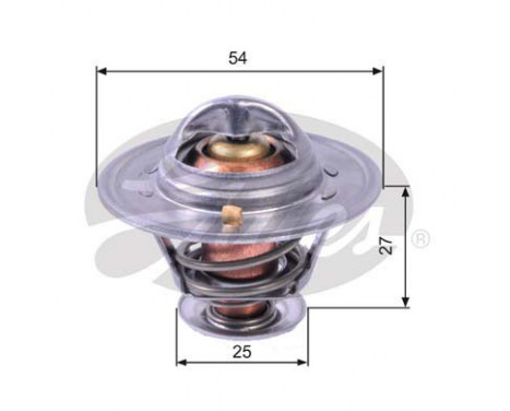 Thermostat, coolant TH22782G1 Gates, Image 2