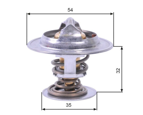 Thermostat, coolant TH26590G1 Gates, Image 2