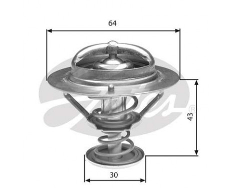 Thermostat, coolant TH27078G1 Gates