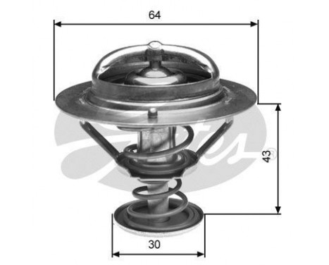 Thermostat, coolant TH27082G1 Gates, Image 2