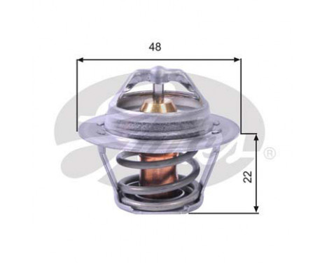 Thermostat, coolant TH28592G1 Gates