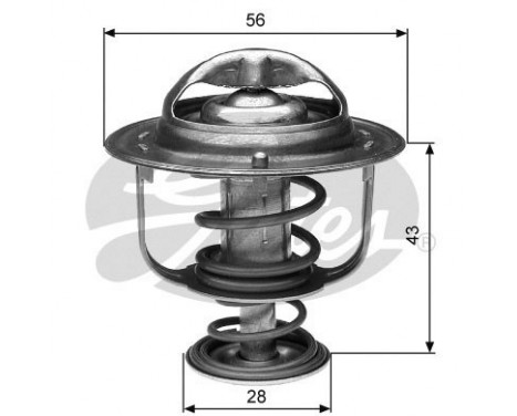 Thermostat, coolant TH31282G1 Gates