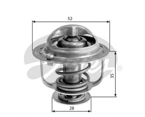 Thermostat, coolant TH31782G1 Gates