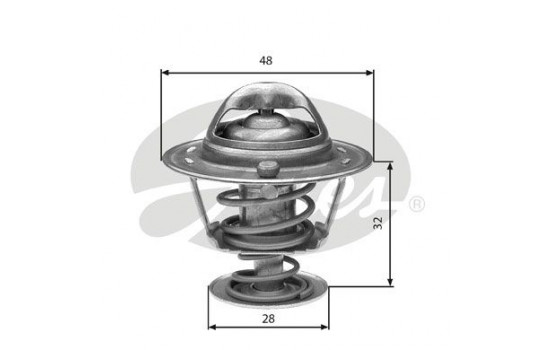 Thermostat, coolant TH32576G1 Gates