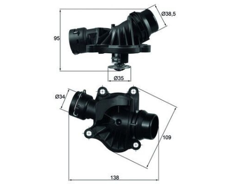 Thermostat, coolant