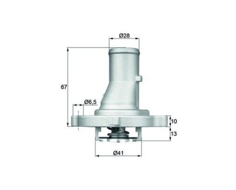 Thermostat, coolant