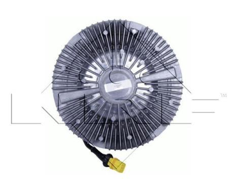 Clutch, radiator fan 49019 NRF, Image 2