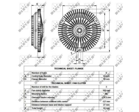 Clutch, radiator fan 49535 NRF, Image 5