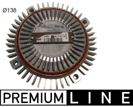 Clutch, radiator fan BEHR HELLA SERVICE *** PREMIUM LINE ***