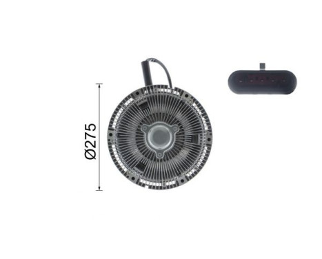 Clutch, radiator fan BEHR *** PREMIUM LINE ***, Image 12