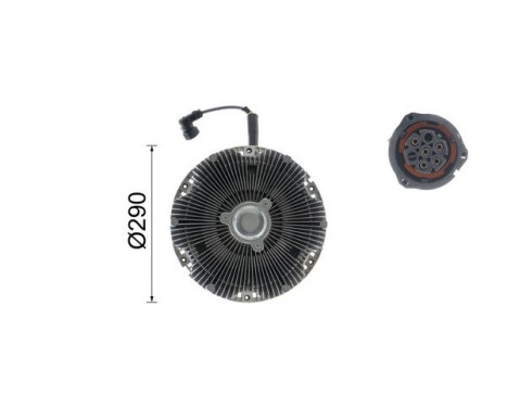 Clutch, radiator fan BEHR *** PREMIUM LINE ***, Image 7