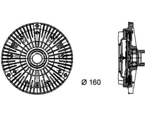 Clutch, radiator fan BEHR *** PREMIUM LINE ***, Image 2