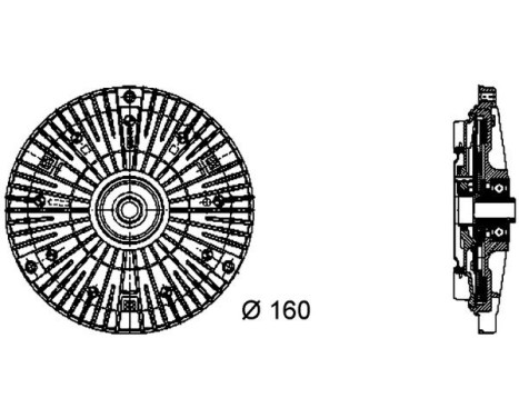 Clutch, radiator fan PREMIUM LINE, Image 2