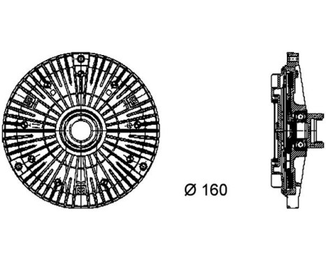 Clutch, radiator fan PREMIUM LINE, Image 2