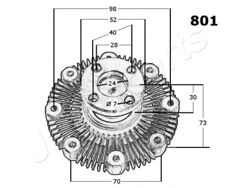 Clutch, radiator fan, Image 3