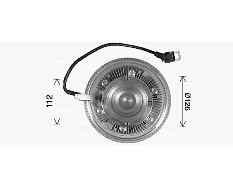 Clutch, radiator fan, Image 2