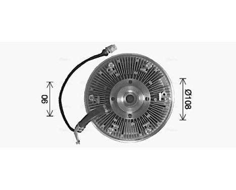 Clutch, radiator fan, Image 2