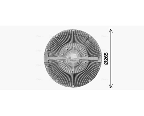 Clutch, radiator fan, Image 2