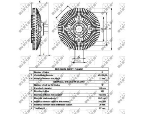 Clutch, radiator fan, Image 5