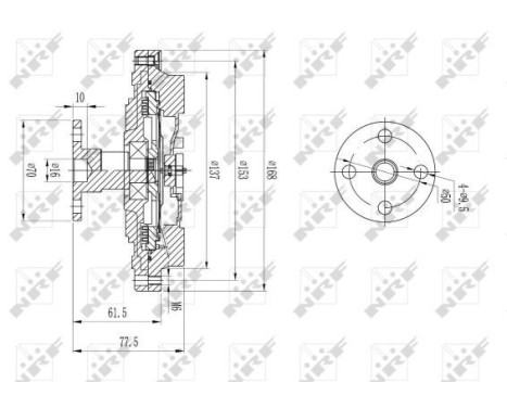 Clutch, radiator fan, Image 5