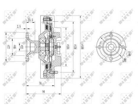 Clutch, radiator fan, Image 5