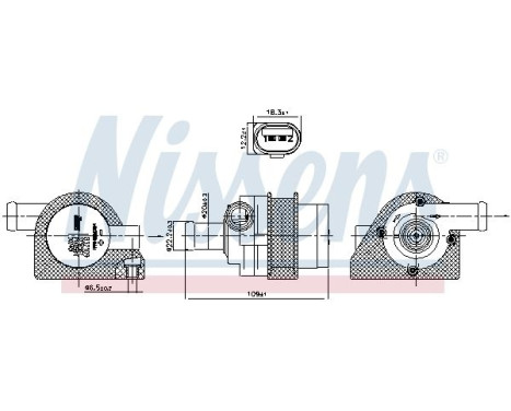 Auxiliary water pump (cooling water circuit) ** FIRST FIT **