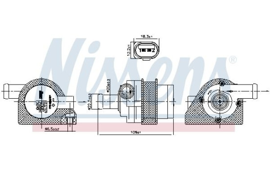 Auxiliary water pump (cooling water circuit) ** FIRST FIT **