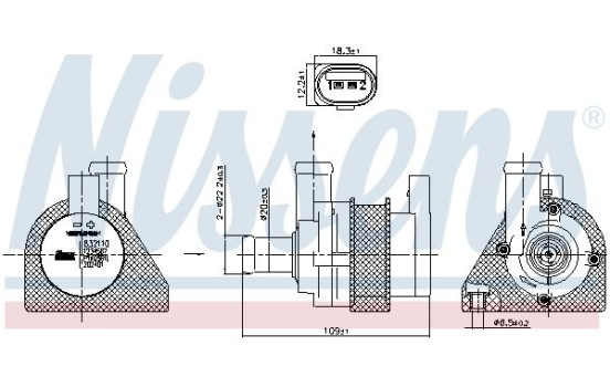 Auxiliary water pump (cooling water circuit) ** FIRST FIT **