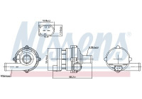 Auxiliary water pump (cooling water circuit)