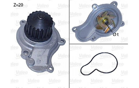 Water Pump 506605 Valeo