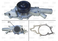 Water pump, engine cooling 506831 Valeo