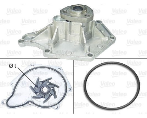 Water pump, engine cooling 506911 Valeo