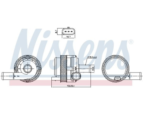 Water pump, engine cooling ** FIRST FIT **