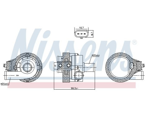 Water pump, engine cooling ** FIRST FIT **, Image 6