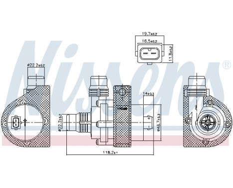 Water pump, engine cooling ** FIRST FIT **, Image 6