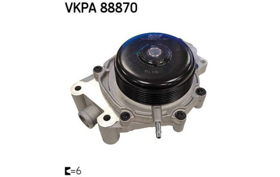 Water pump, engine cooling VKPA 88870 SKF