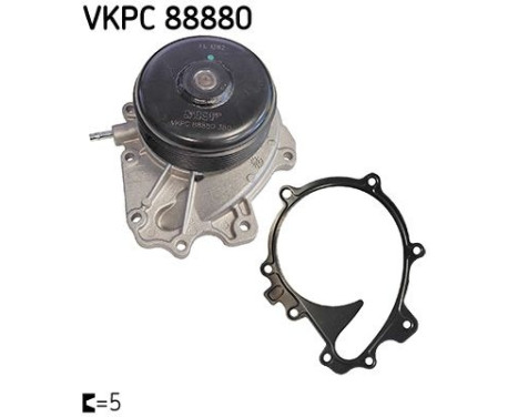 Water pump, engine cooling VKPC 88880 SKF