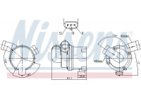 Water pump, engine cooling