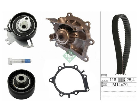 Water Pump & Timing Belt Set, Image 3